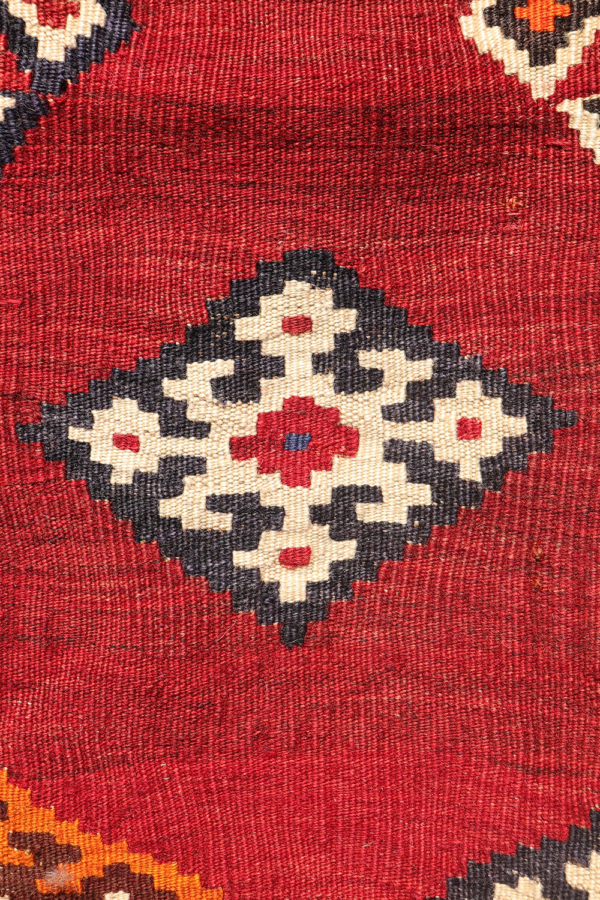 Kilim semi-antiguo Qashqai, Irán. 282x152 cms - Imagen 4
