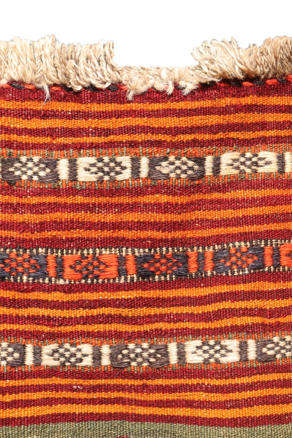 Kilim semi-antiguo Qashqai, Irán. 282x152 cms - Imagen 7