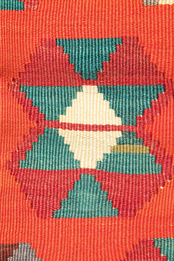 Kilim semi antiguo Qashqai, Irán. 296x157 cms - Imagen 6