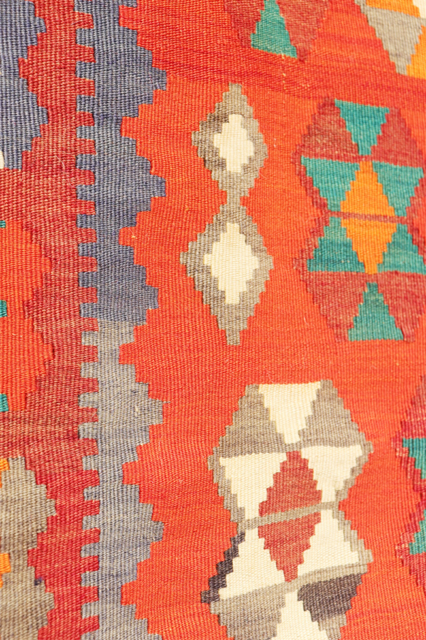 Kilim semi antiguo Qashqai, Irán. 296x157 cms - Imagen 8