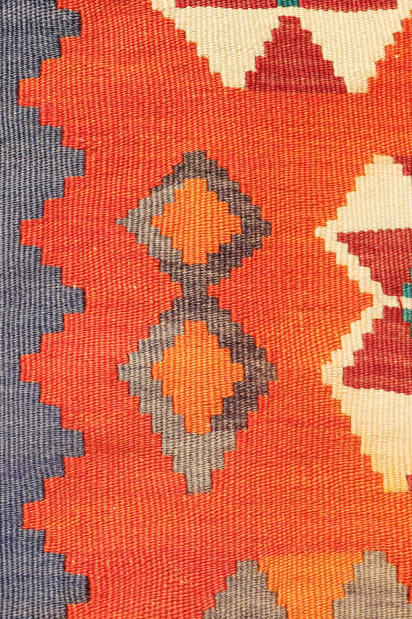 Kilim semi antiguo Qashqai, Irán. 296x157 cms - Imagen 4