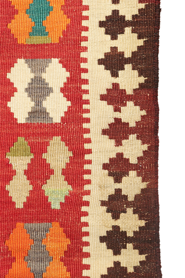 Kilim semi antiguo Qashqai, Irán. 296x157 cms - Imagen 9