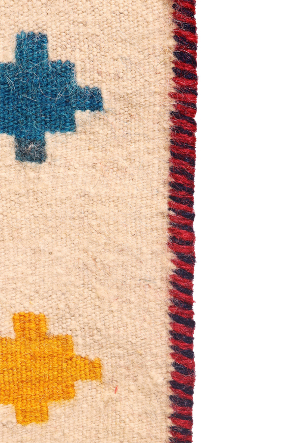 Vintage Qashqai sofreh kilim from Iran. 153x94 cms - Image 5