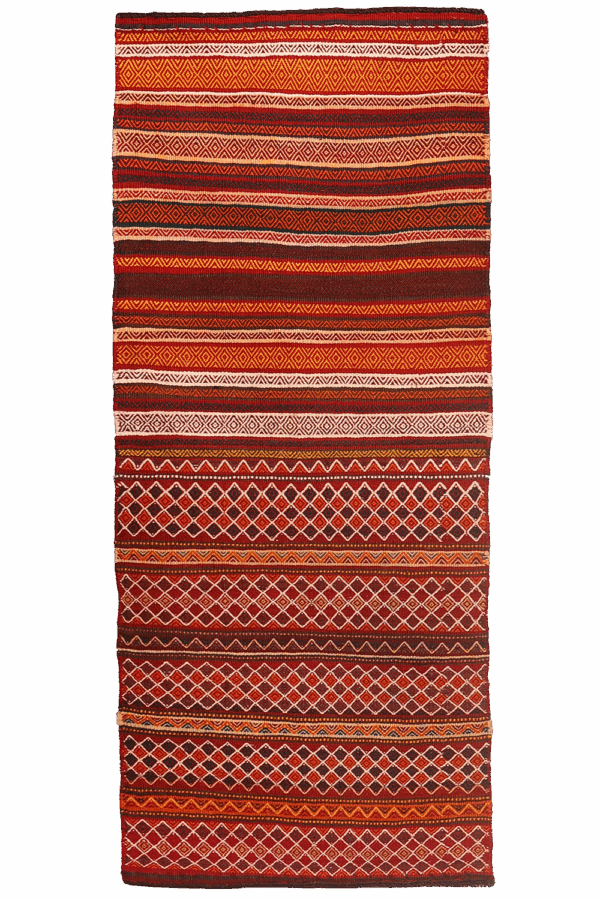 Kilim vintage Qashqai, Irán. 162x66 cms - Imagen 6