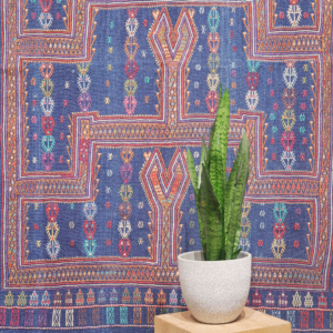 Vintage Obruk cicim kilim from Turkey. 189x130 cms