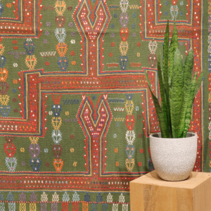 Vintage Obruk cicim kilim from Turkey. 174x130 cms