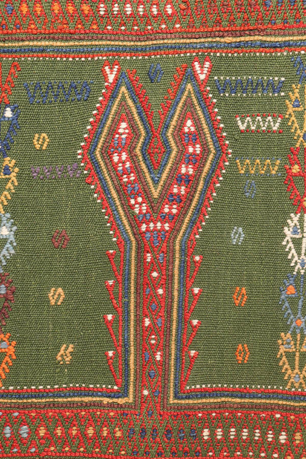 Vintage Obruk cicim kilim from Turkey. 174x130 cms - Image 4