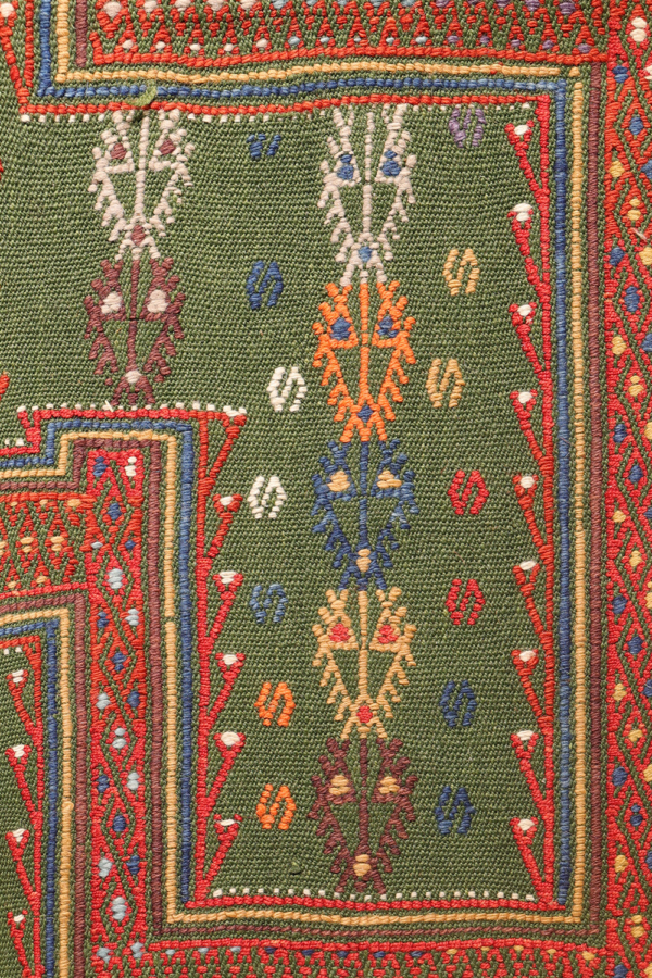 Vintage Obruk cicim kilim from Turkey. 174x130 cms - Image 5