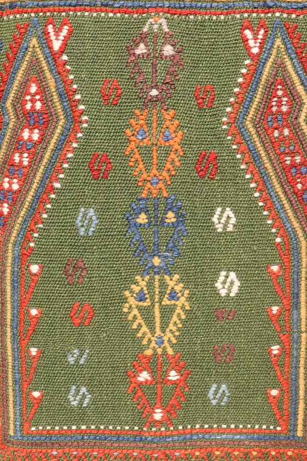 Vintage Obruk cicim kilim from Turkey. 174x130 cms - Image 6