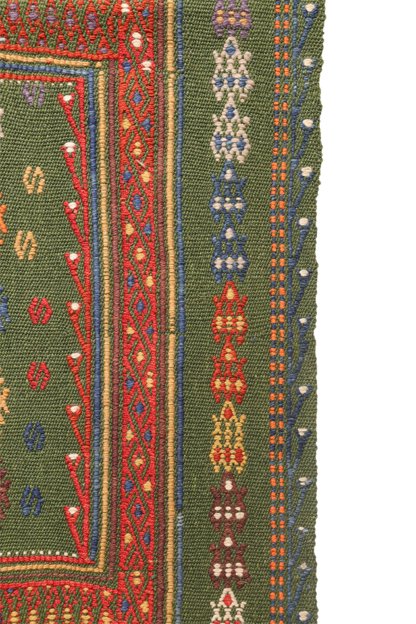 Vintage Obruk cicim kilim from Turkey. 174x130 cms - Image 7
