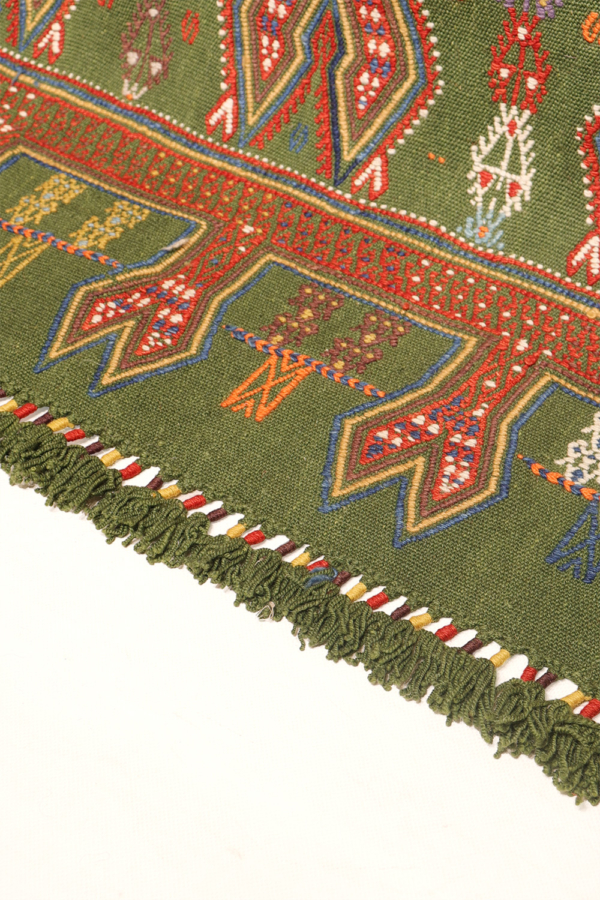 Vintage Obruk cicim kilim from Turkey. 174x130 cms - Image 8