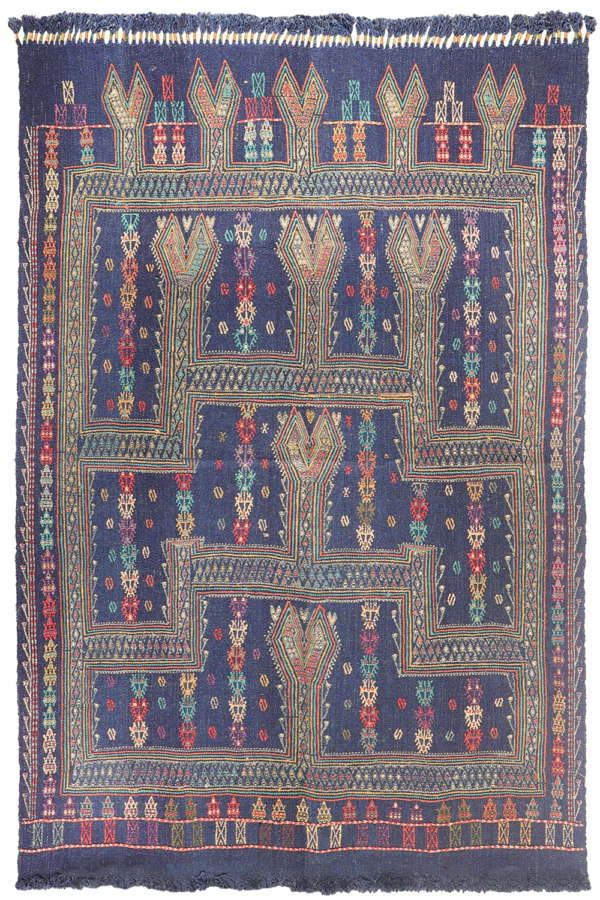Vintage Obruk cicim kilim from Turkey. 191x130 cms - Image 2