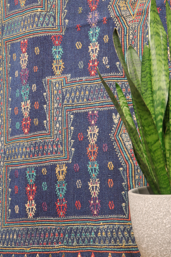 Vintage Obruk cicim kilim from Turkey. 191x130 cms - Image 3
