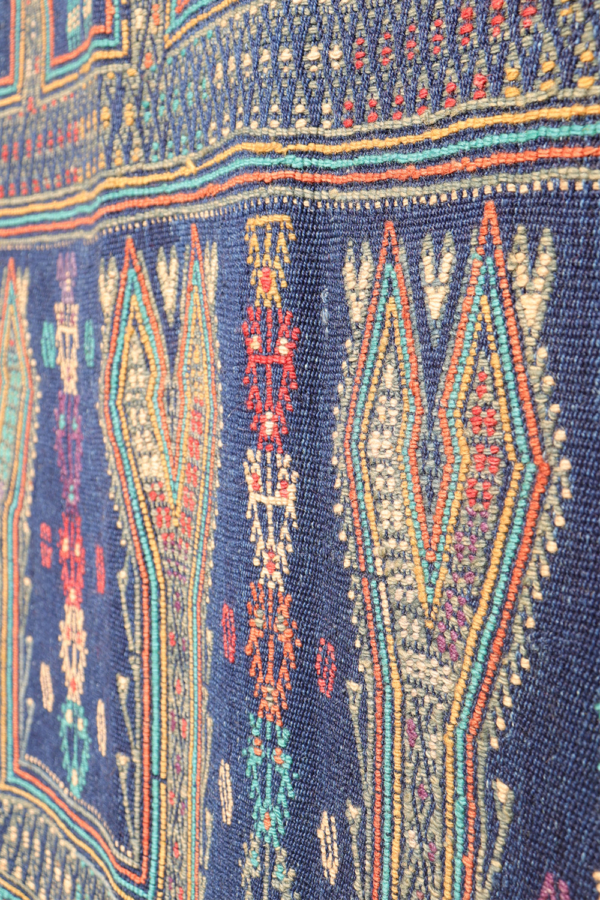 Vintage Obruk cicim kilim from Turkey. 191x130 cms - Image 8