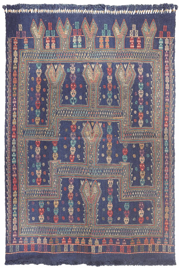 Vintage Obruk cicim kilim from Turkey. 191x130 cms - Image 10