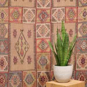 Semi-antique Obruk cicim kilim from Turkey. 175x122 cms