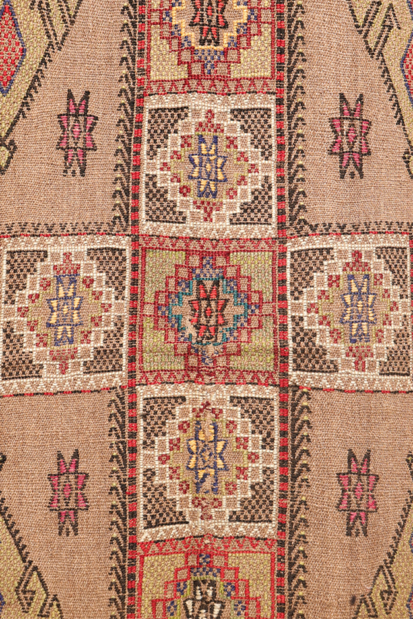 Semi-antique Obruk cicim kilim from Turkey. 175x122 cms - Image 4