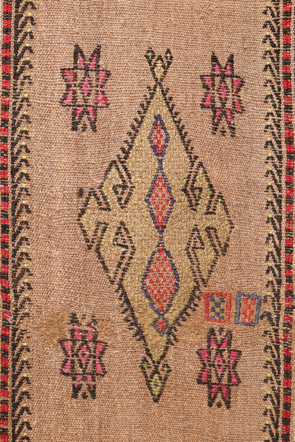 Semi-antique Obruk cicim kilim from Turkey. 175x122 cms - Image 5