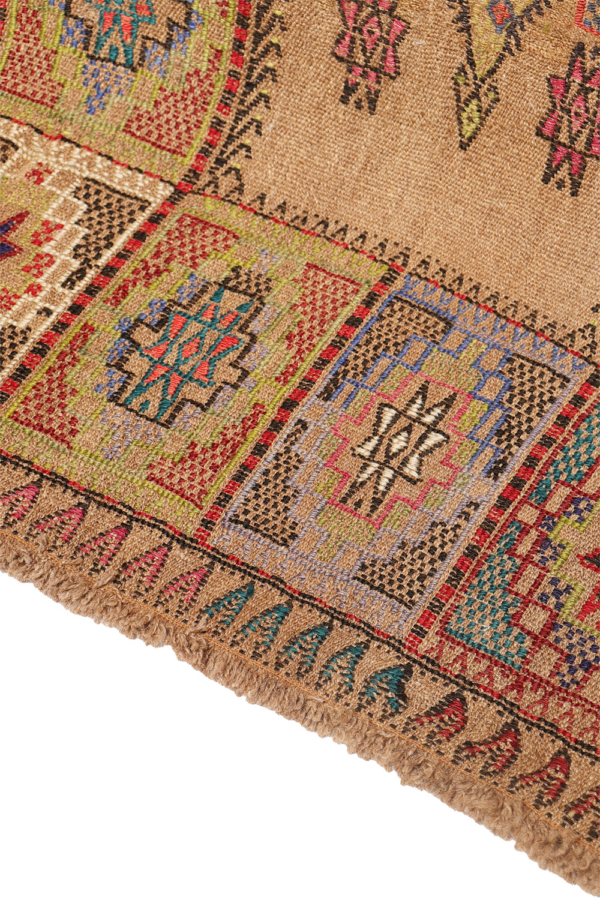Semi-antique Obruk cicim kilim from Turkey. 175x122 cms - Image 8