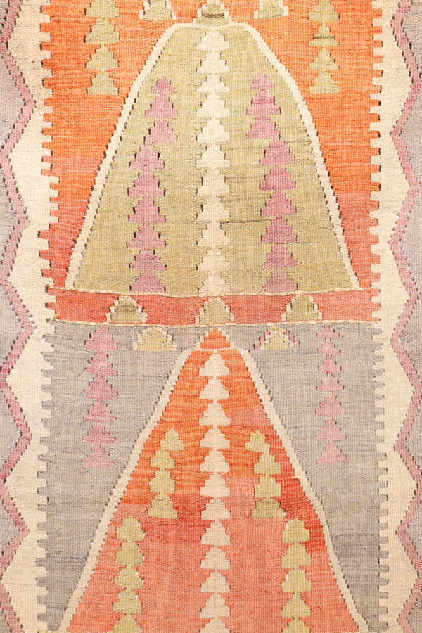 Semi-antique Afyon kilim from Turkey. 180x104 cms - Image 4