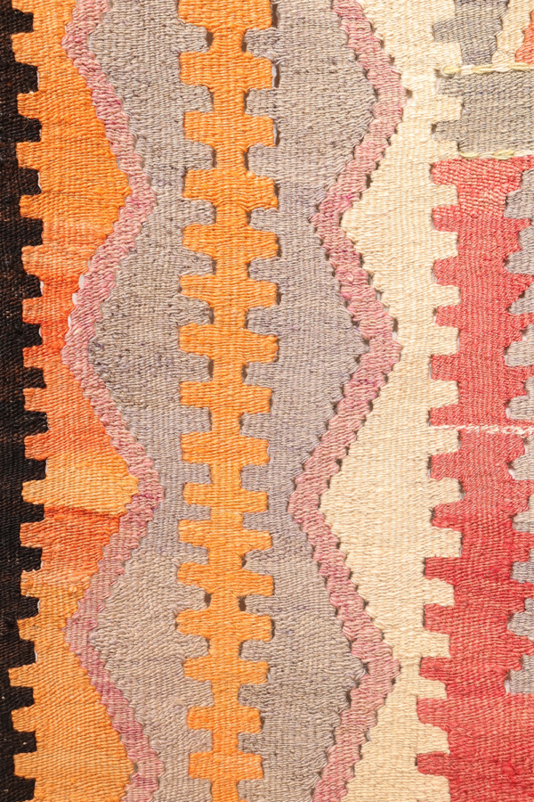 Semi-antique Afyon kilim from Turkey. 180x104 cms - Image 6