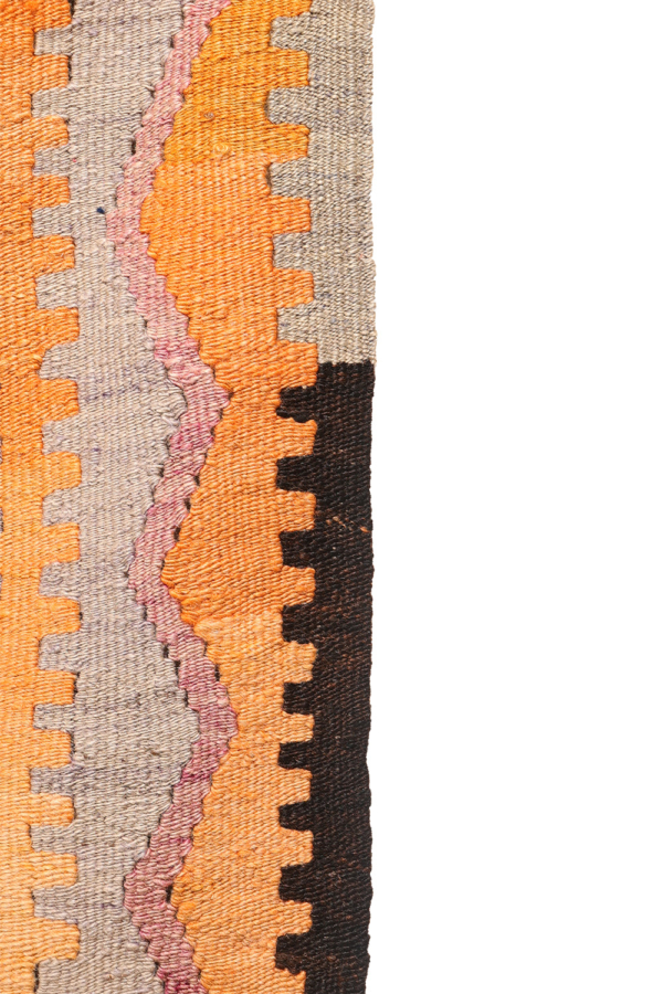 Semi-antique Afyon kilim from Turkey. 180x104 cms - Image 8