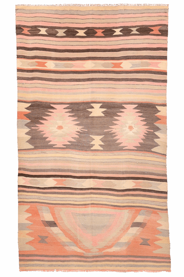 kilim vintage de oración de Aksehir, Turquía. 193x106 cms - Imagen 2