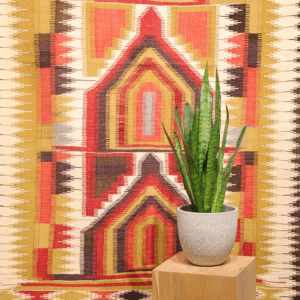 Semi-antique Karapinar prayer kilim from Turkey. 188x128 cms