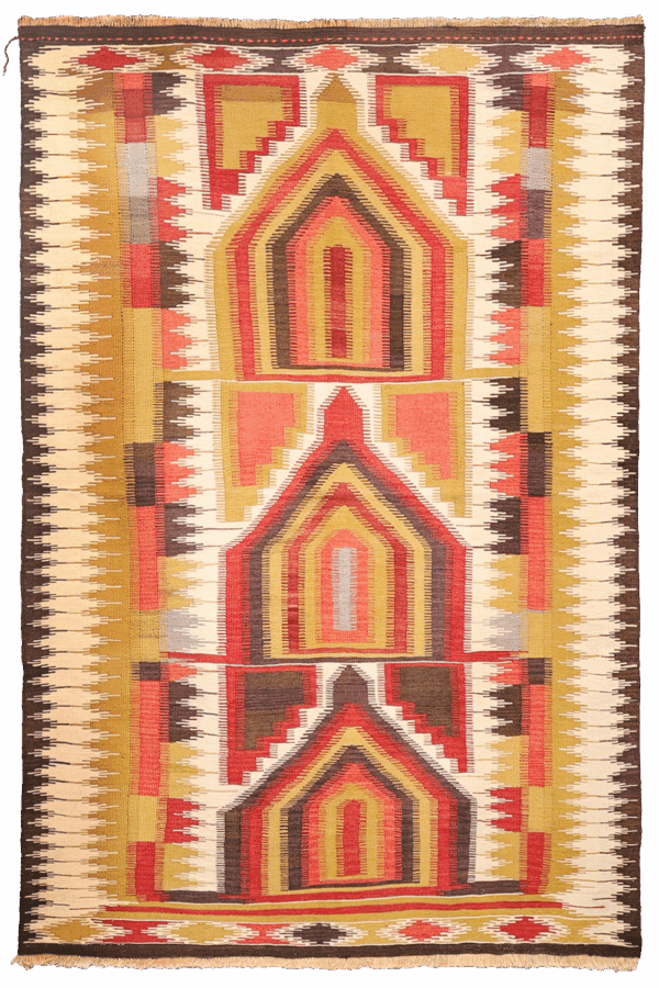 Semi-antique Karapinar prayer kilim from Turkey. 188x128 cms - Image 8