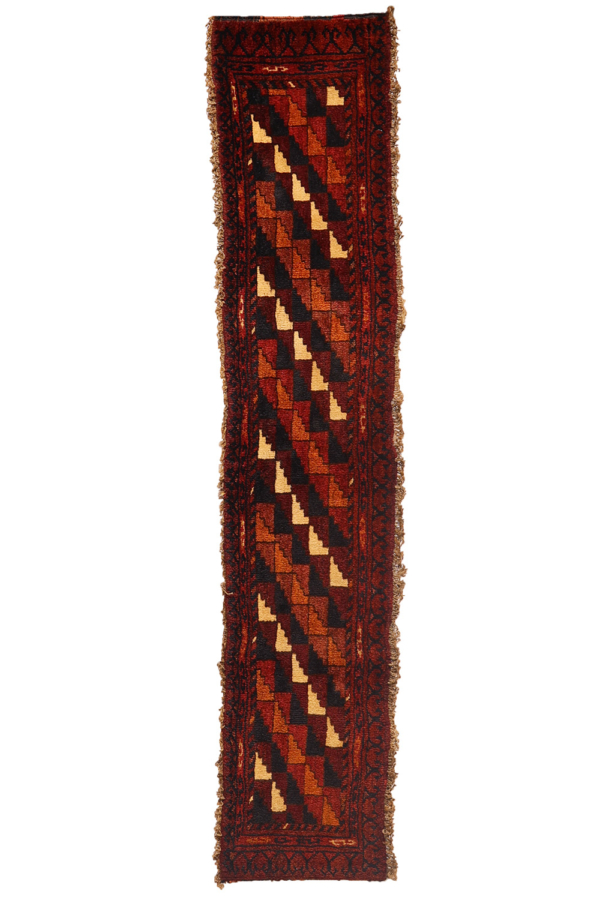 Semi-antique Turkman band from Afghanistan. 150x30 cms - Image 2