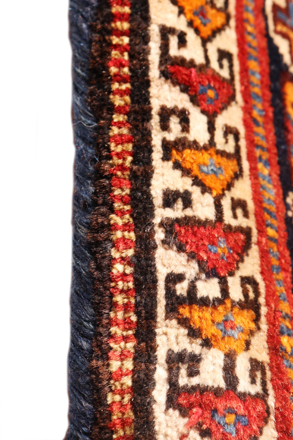 Alforja o khorjin antiguo Qashqai, Irán. 116x64 cms - Imagen 7