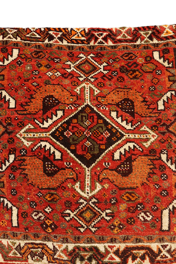 Alforja o Khorjin Qashqai semi antiguo, Irán. - Imagen 4