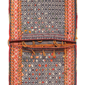 Alforja o Khorjin Qashqai antiguo, Irán. 89x51 cms