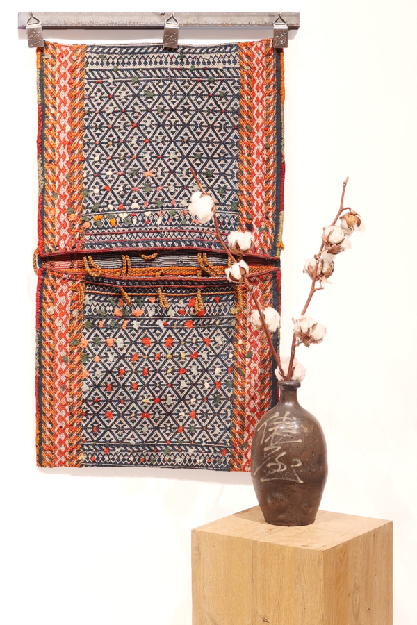 Alforja o Khorjin Qashqai antiguo, Irán. 89x51 cms - Imagen 3