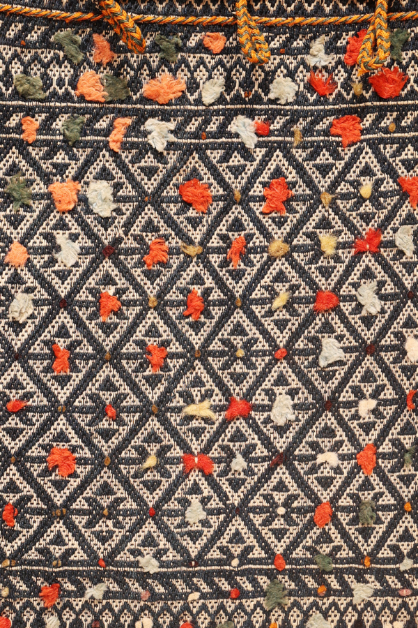 Alforja o Khorjin Qashqai antiguo, Irán. 89x51 cms - Imagen 4