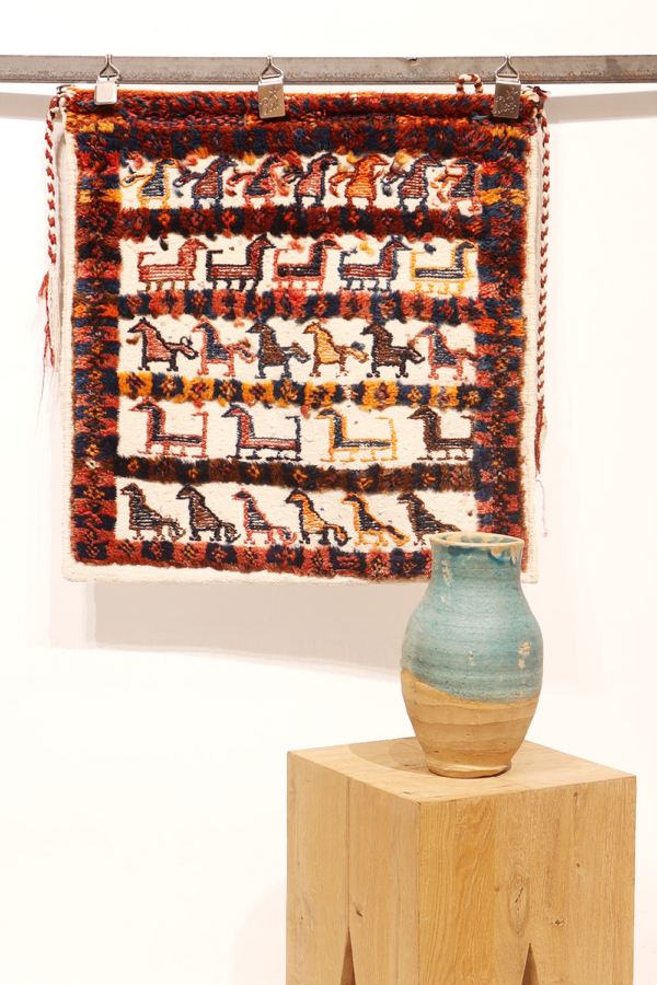 Bolso o chanteh antiguo Qashqai, Irán. 120x59 cms - Imagen 3