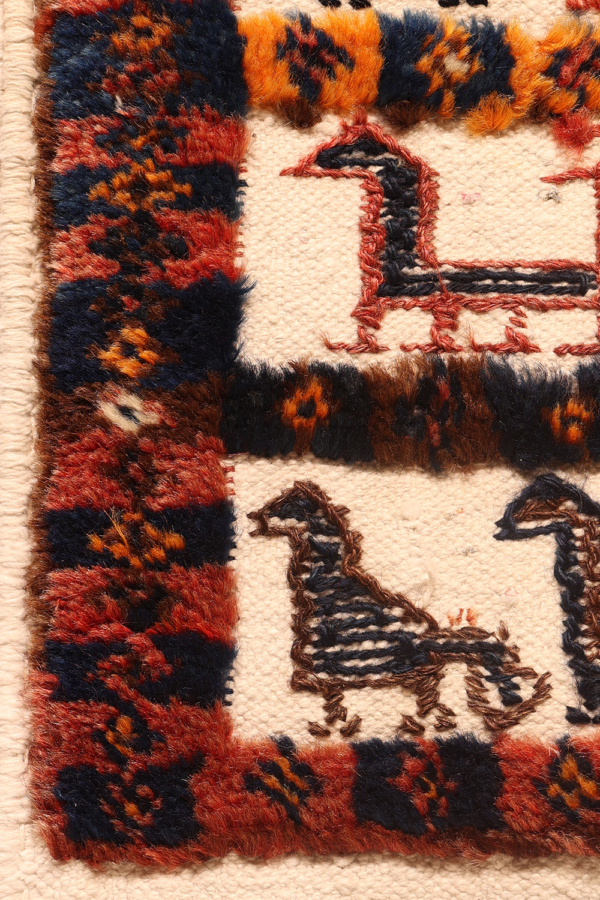 Bolso o chanteh antiguo Qashqai, Irán. 120x59 cms - Imagen 5