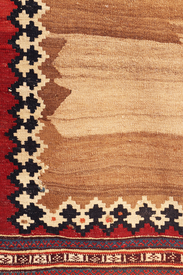Kilim sofreh Qashqai antiguo, Irán. 150x106 cms - Imagen 4