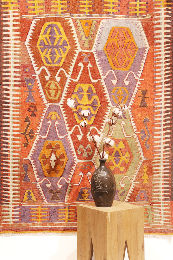 Vintage Barak kilim from Turkey. 156x111 cms
