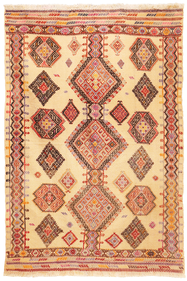 Semi-antique Karapinar kilim from Turkey. 167x108 cms - Image 2