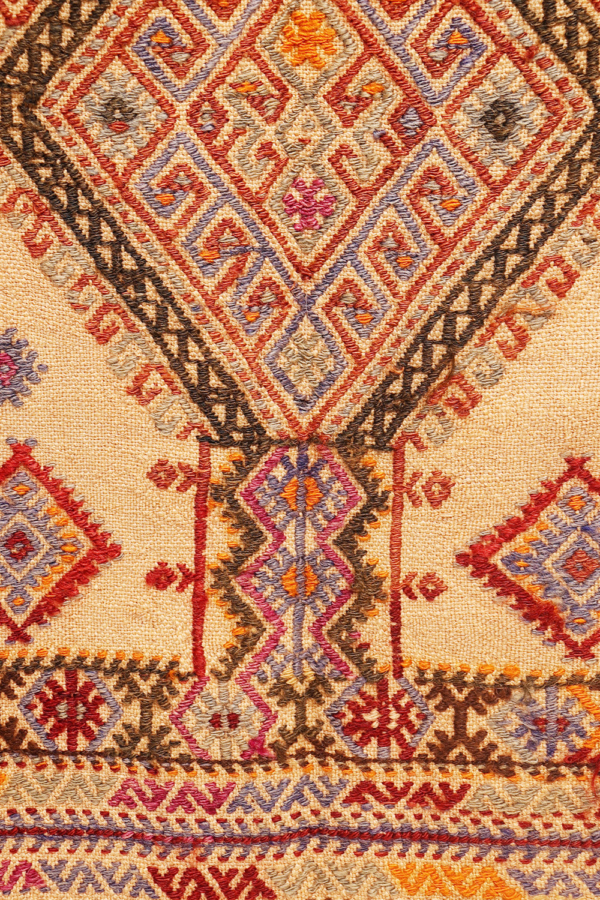 Semi-antique Karapinar kilim from Turkey. 167x108 cms - Image 7