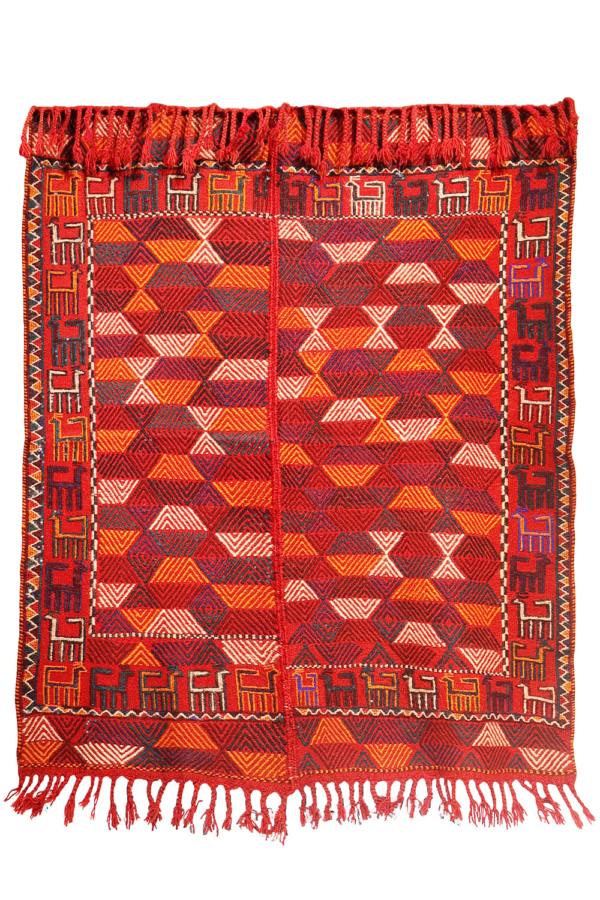 Kilim Shiraki vintage Árabe, Irán. 163x135 cms - Imagen 2