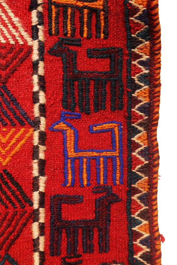 Kilim Shiraki vintage Árabe, Irán. 163x135 cms - Imagen 5