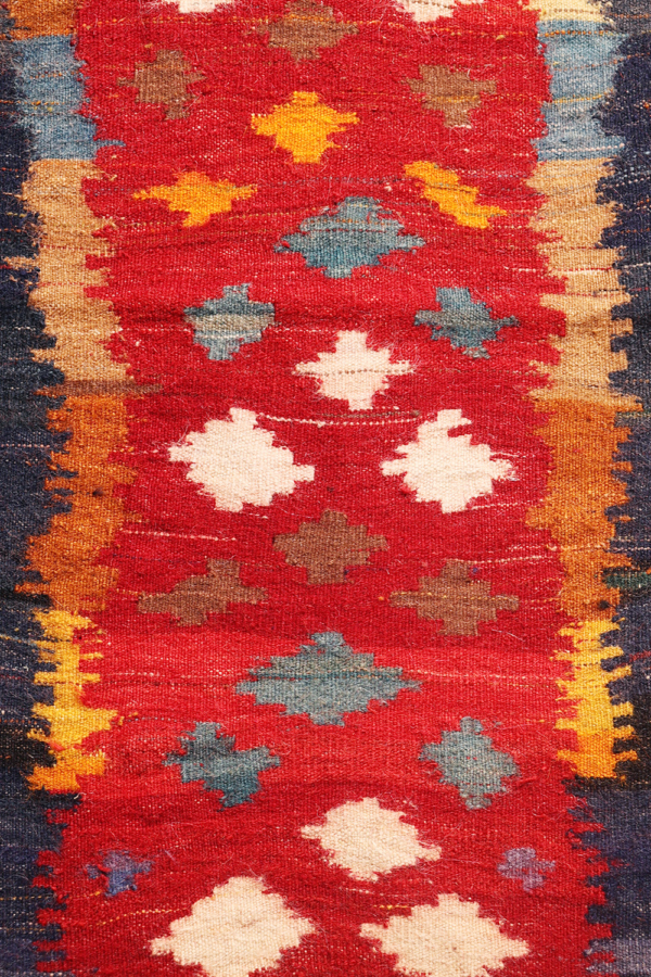 Vintage Qashqai kilim from Iran. 165x74 cms - Image 3