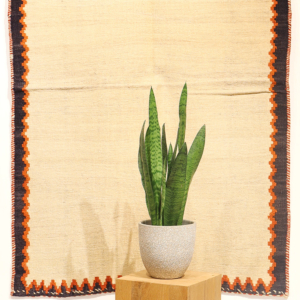 Kilim sofreh vintage Qashqai, Irán. 153x109 cms
