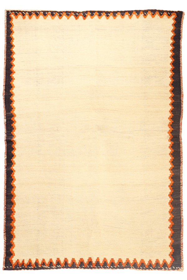 Vintage Qashqai sofreh kilim from Iran. 153x109 cms - Image 2