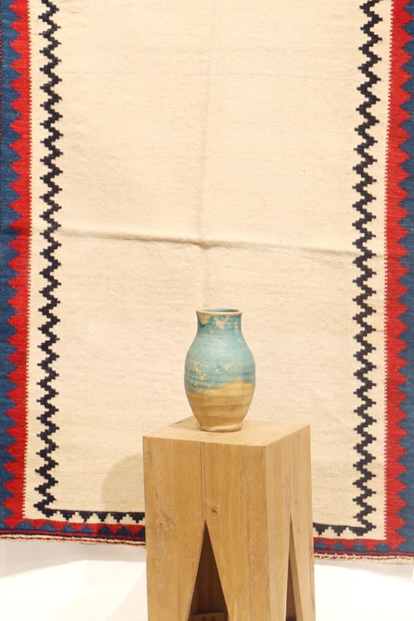 Kilim sofreh vintage Qashqai, Irán. 153x100 cms