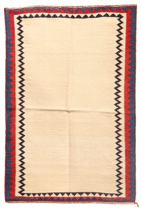 Kilim sofreh vintage Qashqai, Irán. 153x100 cms - Image 2