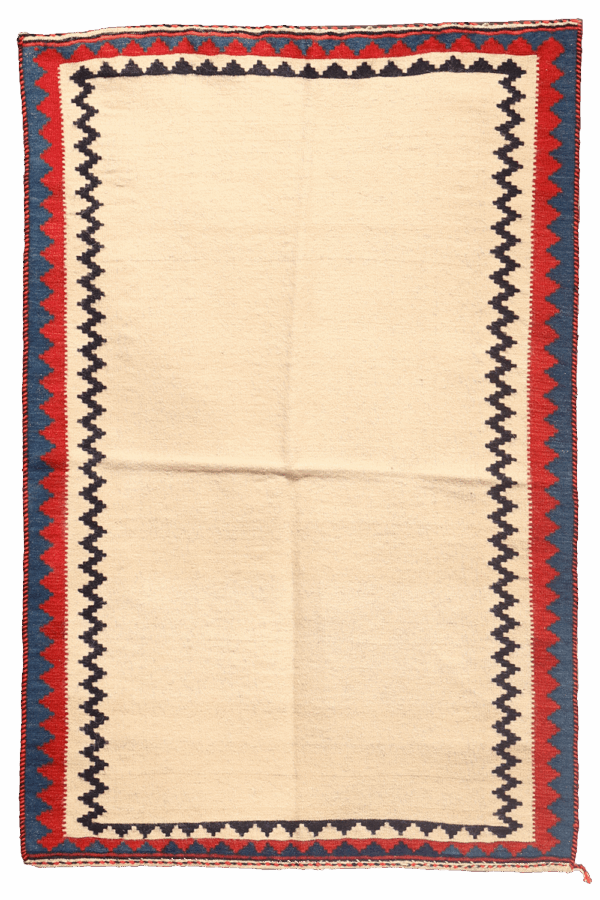 Kilim sofreh vintage Qashqai, Irán. 153x100 cms - Image 6