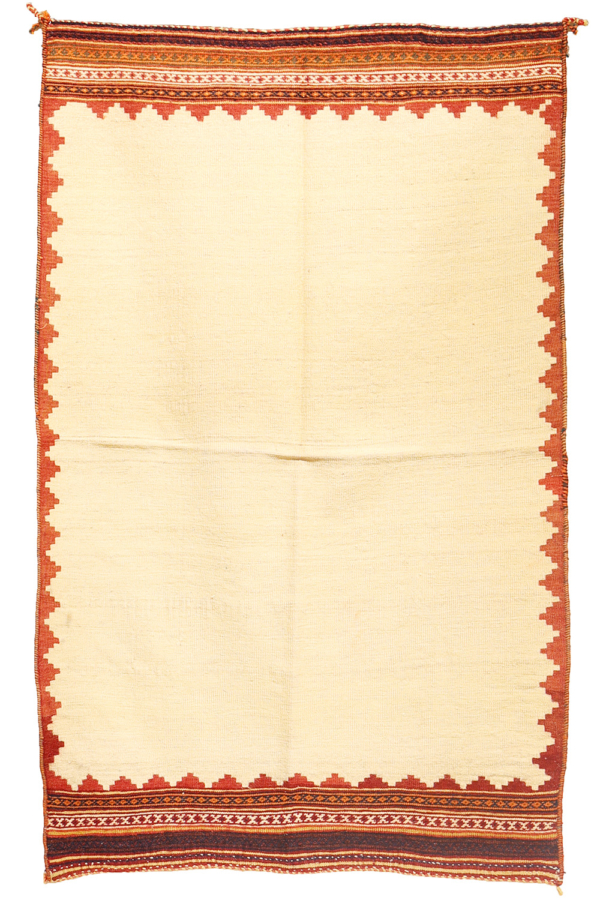 Vintage Qashqai sofreh kilim from Iran. 160x108 cms - Image 2